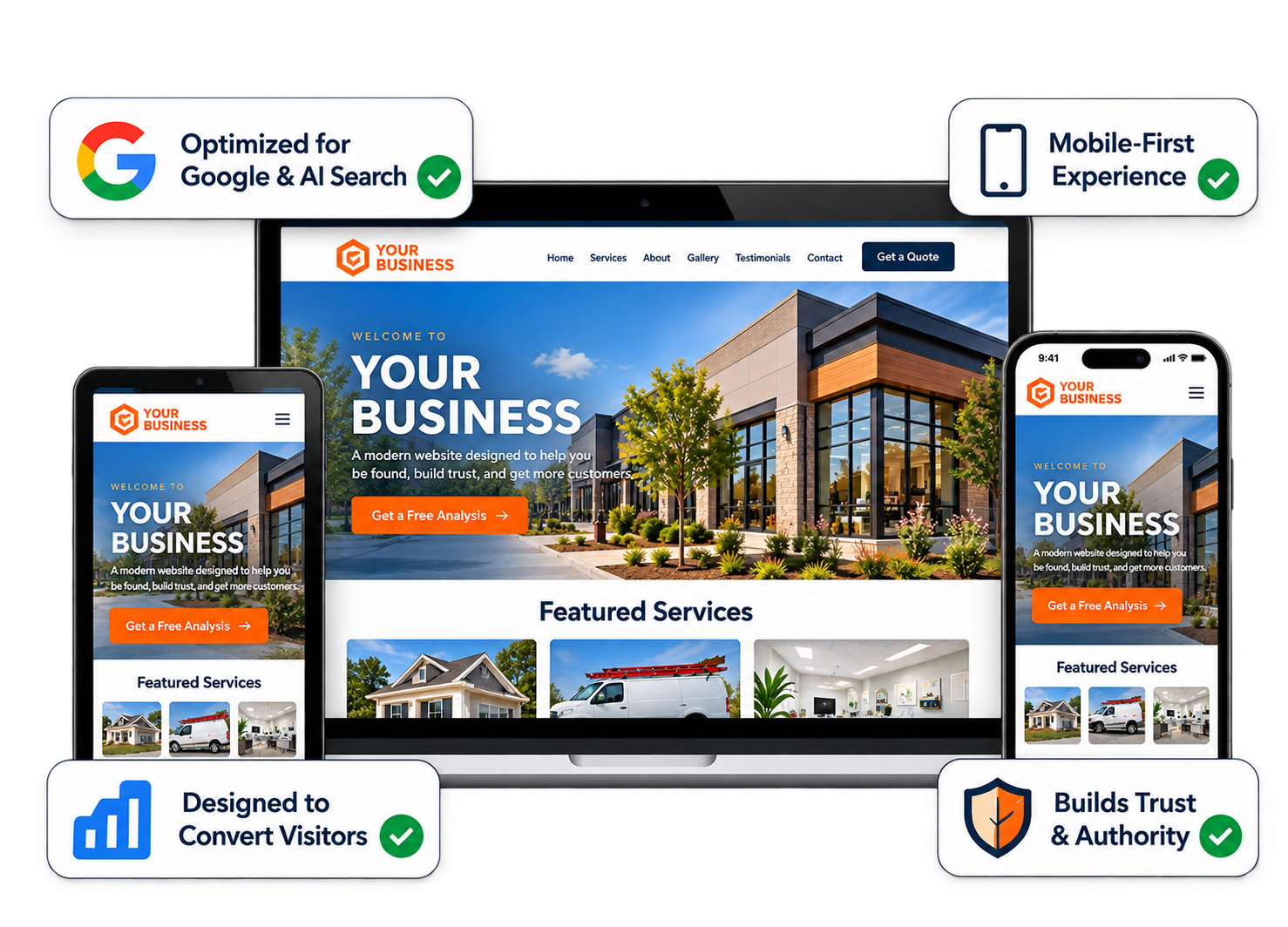 Responsive Website Device Showcase
